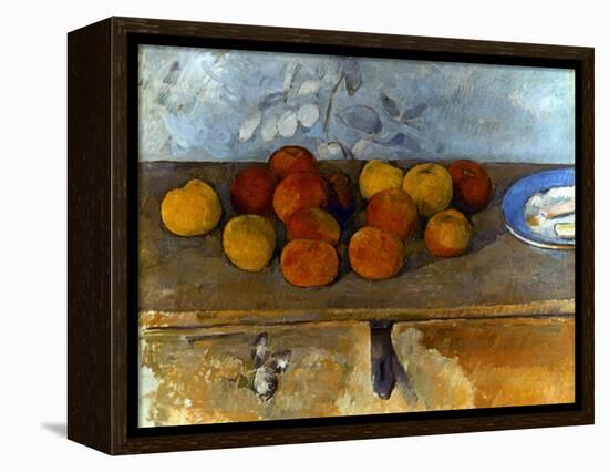 Cezanne: Apples & Biscuits-Paul Cézanne-Framed Premier Image Canvas