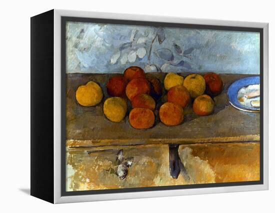 Cezanne: Apples & Biscuits-Paul Cézanne-Framed Premier Image Canvas