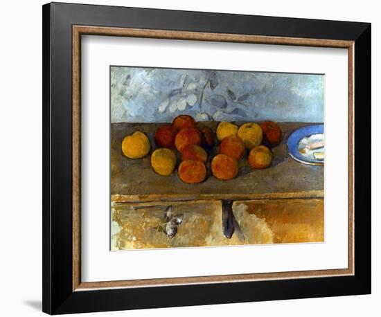 Cezanne: Apples & Biscuits-Paul Cézanne-Framed Giclee Print