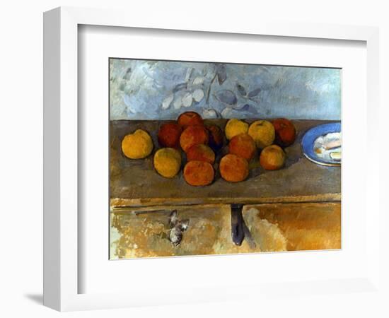 Cezanne: Apples & Biscuits-Paul Cézanne-Framed Giclee Print