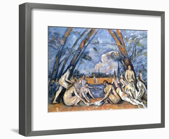 Cezanne: Baigneuses, 1905-Paul Cézanne-Framed Giclee Print