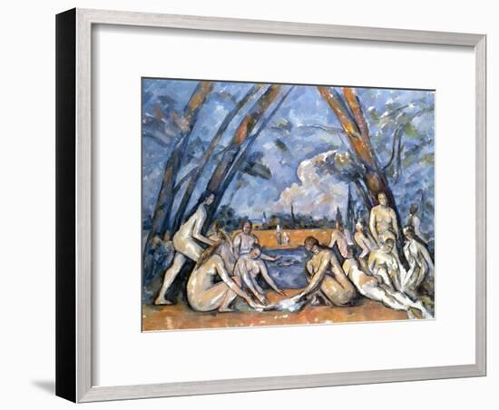 Cezanne: Baigneuses, 1905-Paul Cézanne-Framed Giclee Print