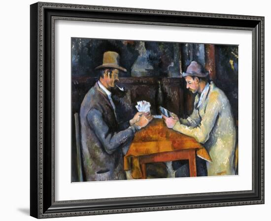 Cezanne: Card Player, C1892-Paul Cézanne-Framed Giclee Print