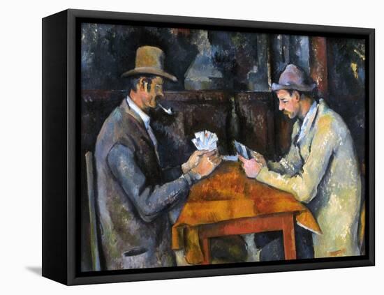 Cezanne: Card Player, C1892-Paul Cézanne-Framed Premier Image Canvas