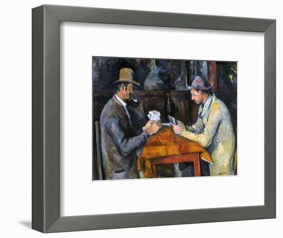 Cezanne: Card Player, C1892-Paul Cézanne-Framed Giclee Print