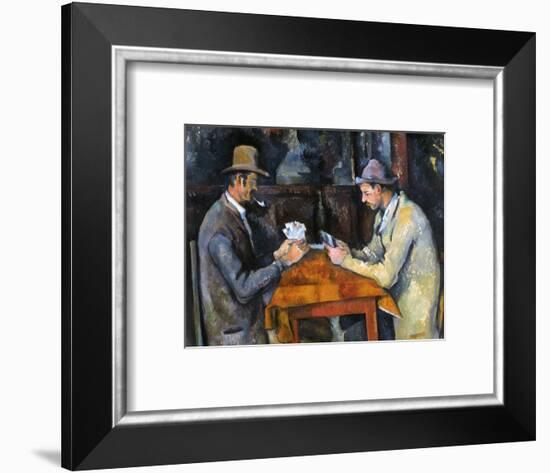 Cezanne: Card Player, C1892-Paul Cézanne-Framed Giclee Print