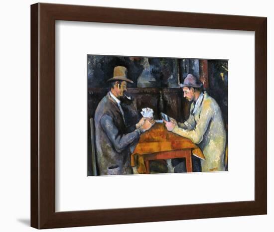 Cezanne: Card Player, C1892-Paul Cézanne-Framed Giclee Print