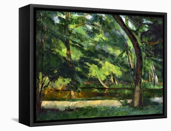 Cezanne: Etang, 1877-Paul Cézanne-Framed Premier Image Canvas