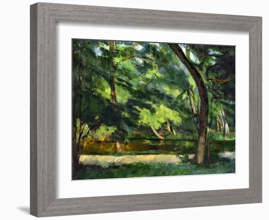 Cezanne: Etang, 1877-Paul Cézanne-Framed Giclee Print