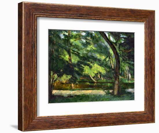 Cezanne: Etang, 1877-Paul Cézanne-Framed Giclee Print