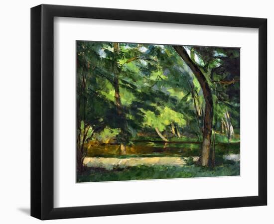 Cezanne: Etang, 1877-Paul Cézanne-Framed Giclee Print