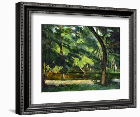 Cezanne: Etang, 1877-Paul Cézanne-Framed Giclee Print