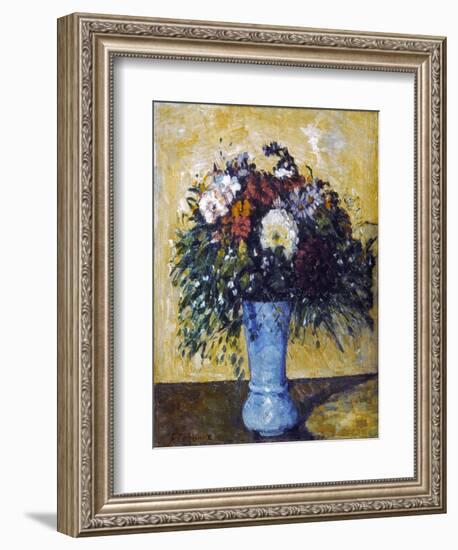 Cezanne: Flowers, 1873-75-Paul Cézanne-Framed Premium Giclee Print