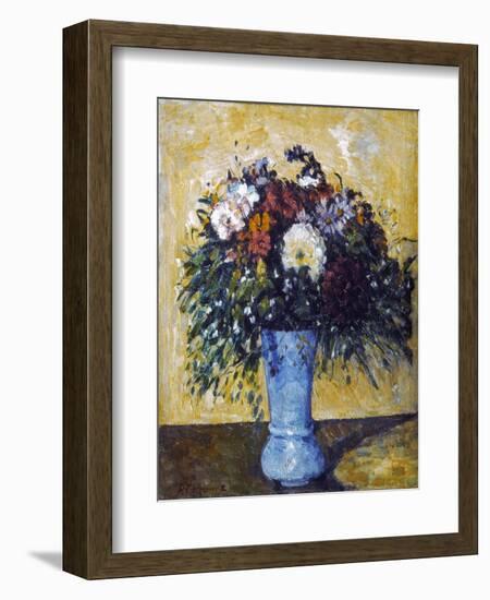 Cezanne: Flowers, 1873-75-Paul Cézanne-Framed Premium Giclee Print