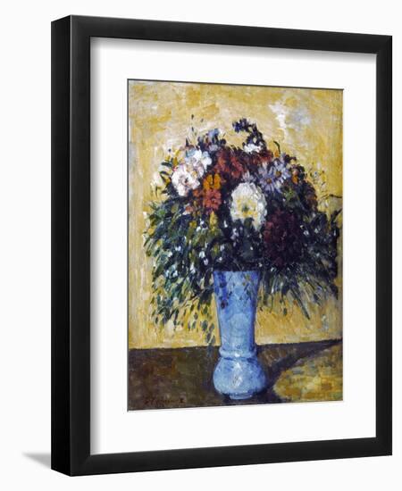 Cezanne: Flowers, 1873-75-Paul Cézanne-Framed Premium Giclee Print