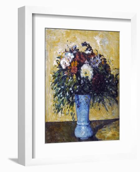 Cezanne: Flowers, 1873-75-Paul Cézanne-Framed Premium Giclee Print