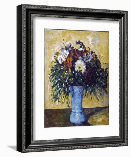 Cezanne: Flowers, 1873-75-Paul Cézanne-Framed Premium Giclee Print