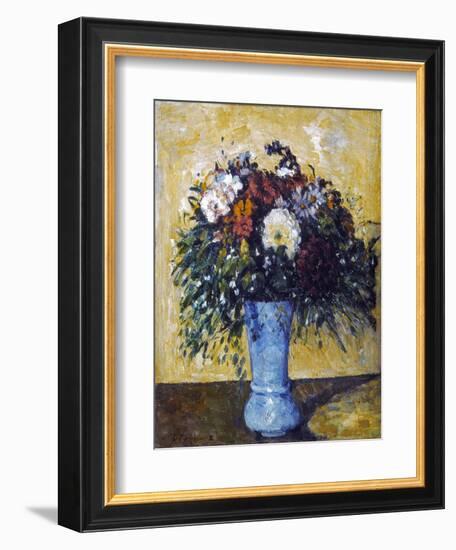 Cezanne: Flowers, 1873-75-Paul Cézanne-Framed Premium Giclee Print