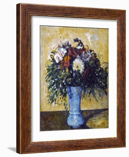 Cezanne: Flowers, 1873-75-Paul Cézanne-Framed Giclee Print