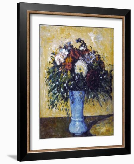 Cezanne: Flowers, 1873-75-Paul Cézanne-Framed Giclee Print