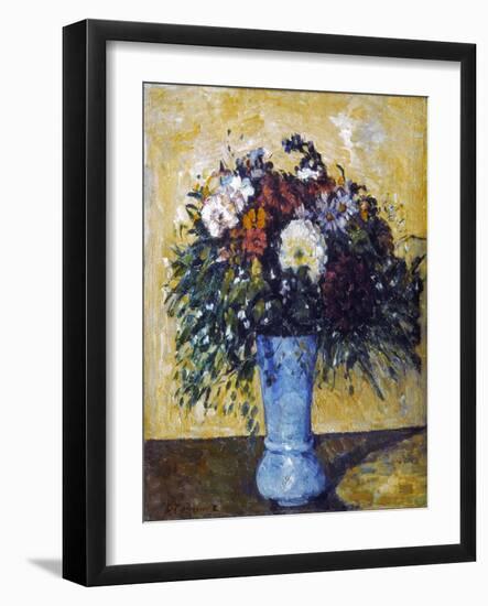 Cezanne: Flowers, 1873-75-Paul Cézanne-Framed Giclee Print