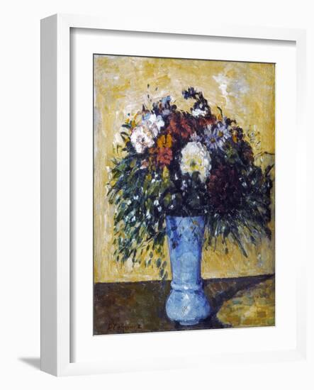 Cezanne: Flowers, 1873-75-Paul Cézanne-Framed Giclee Print