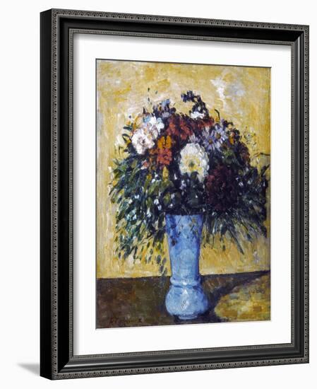 Cezanne: Flowers, 1873-75-Paul Cézanne-Framed Giclee Print