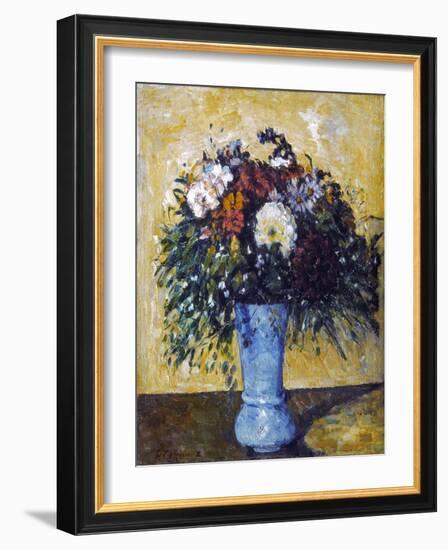 Cezanne: Flowers, 1873-75-Paul Cézanne-Framed Giclee Print