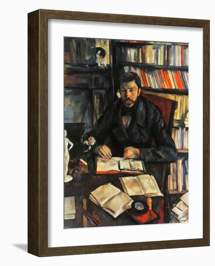 Cezanne: Geffroy, 1895-96-Paul Cézanne-Framed Giclee Print