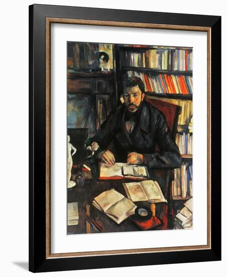 Cezanne: Geffroy, 1895-96-Paul Cézanne-Framed Giclee Print