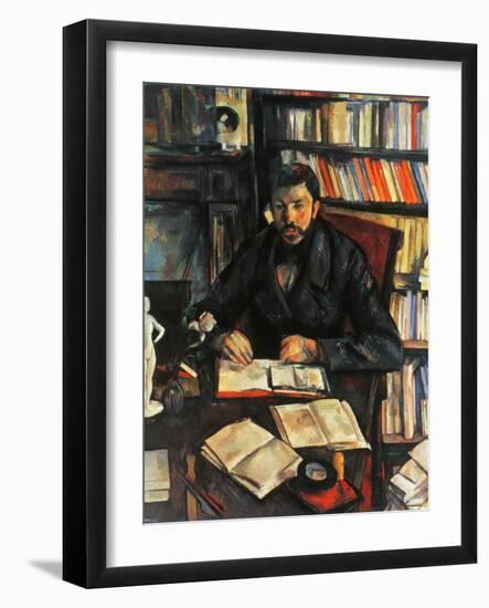 Cezanne: Geffroy, 1895-96-Paul Cézanne-Framed Giclee Print