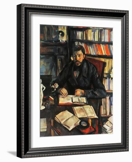 Cezanne: Geffroy, 1895-96-Paul Cézanne-Framed Giclee Print