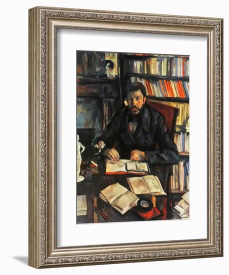 Cezanne: Geffroy, 1895-96-Paul Cézanne-Framed Giclee Print