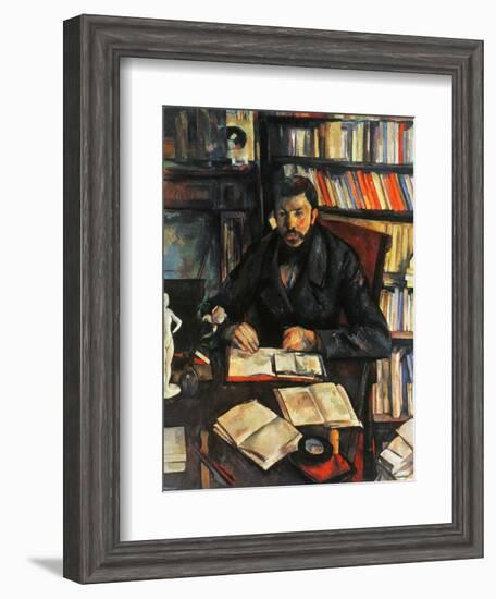 Cezanne: Geffroy, 1895-96-Paul Cézanne-Framed Giclee Print