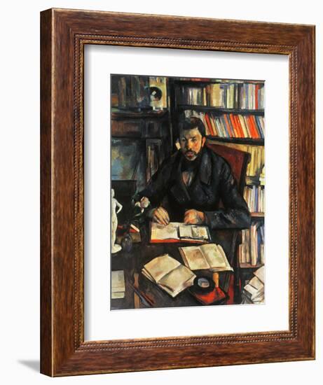 Cezanne: Geffroy, 1895-96-Paul Cézanne-Framed Giclee Print