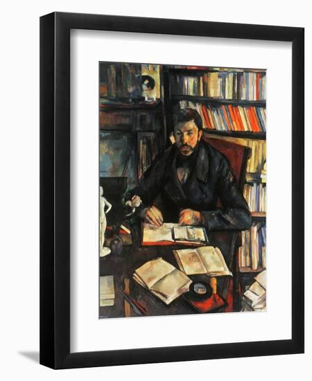 Cezanne: Geffroy, 1895-96-Paul Cézanne-Framed Giclee Print