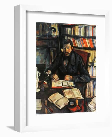 Cezanne: Geffroy, 1895-96-Paul Cézanne-Framed Giclee Print