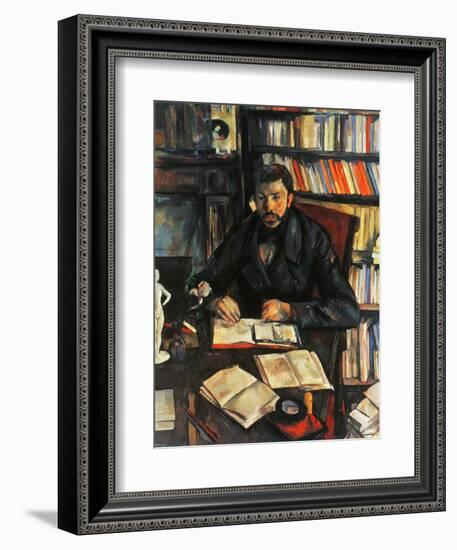 Cezanne: Geffroy, 1895-96-Paul Cézanne-Framed Giclee Print