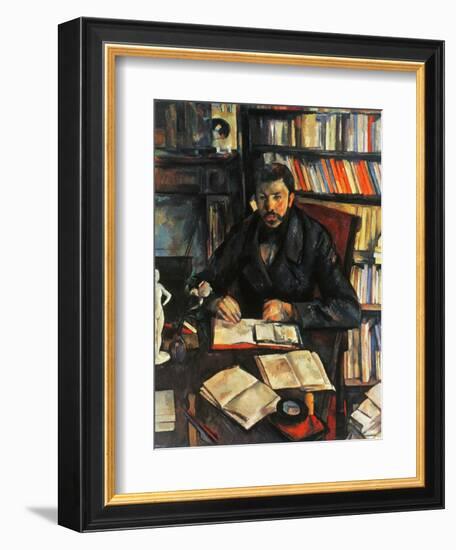 Cezanne: Geffroy, 1895-96-Paul Cézanne-Framed Giclee Print