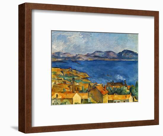 Cezanne:Marseilles,1886-90-Paul Cézanne-Framed Premium Giclee Print