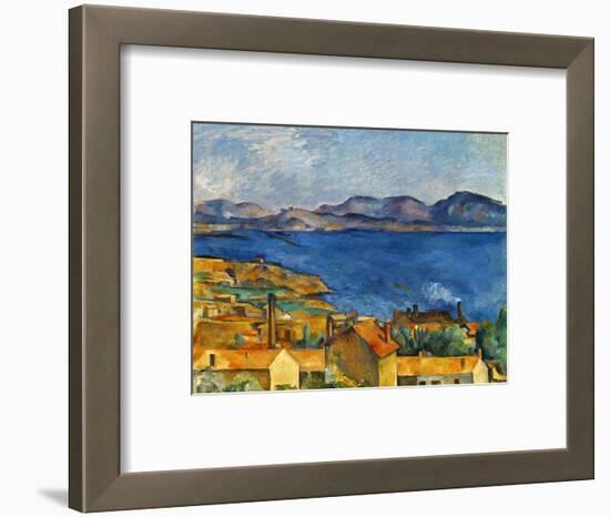 Cezanne:Marseilles,1886-90-Paul Cézanne-Framed Premium Giclee Print