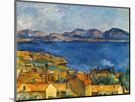 Cezanne:Marseilles,1886-90-Paul Cézanne-Mounted Premium Giclee Print