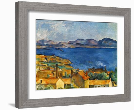 Cezanne:Marseilles,1886-90-Paul Cézanne-Framed Giclee Print