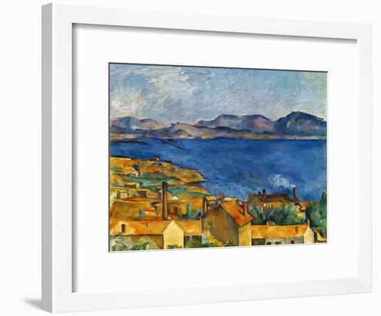 Cezanne:Marseilles,1886-90-Paul Cézanne-Framed Giclee Print