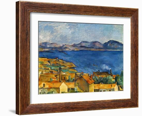 Cezanne:Marseilles,1886-90-Paul Cézanne-Framed Giclee Print