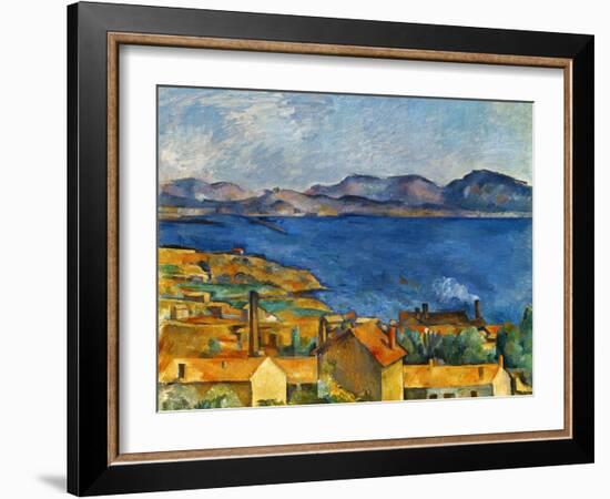 Cezanne:Marseilles,1886-90-Paul Cézanne-Framed Giclee Print