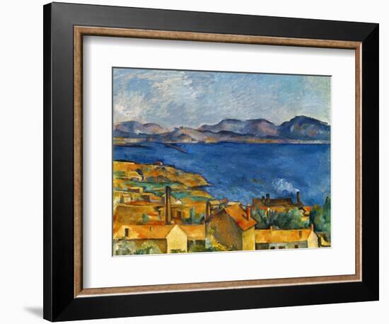 Cezanne:Marseilles,1886-90-Paul Cézanne-Framed Giclee Print