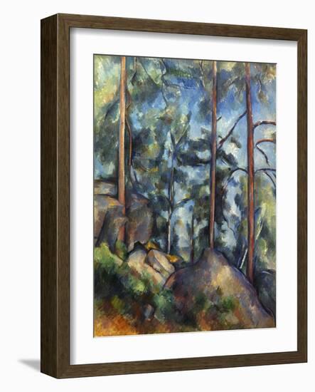 Cezanne: Pines, 1896-99-Paul C?zanne-Framed Giclee Print