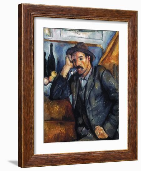 Cezanne: Pipe Smoker, 1900-Paul Cézanne-Framed Giclee Print