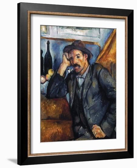 Cezanne: Pipe Smoker, 1900-Paul Cézanne-Framed Giclee Print